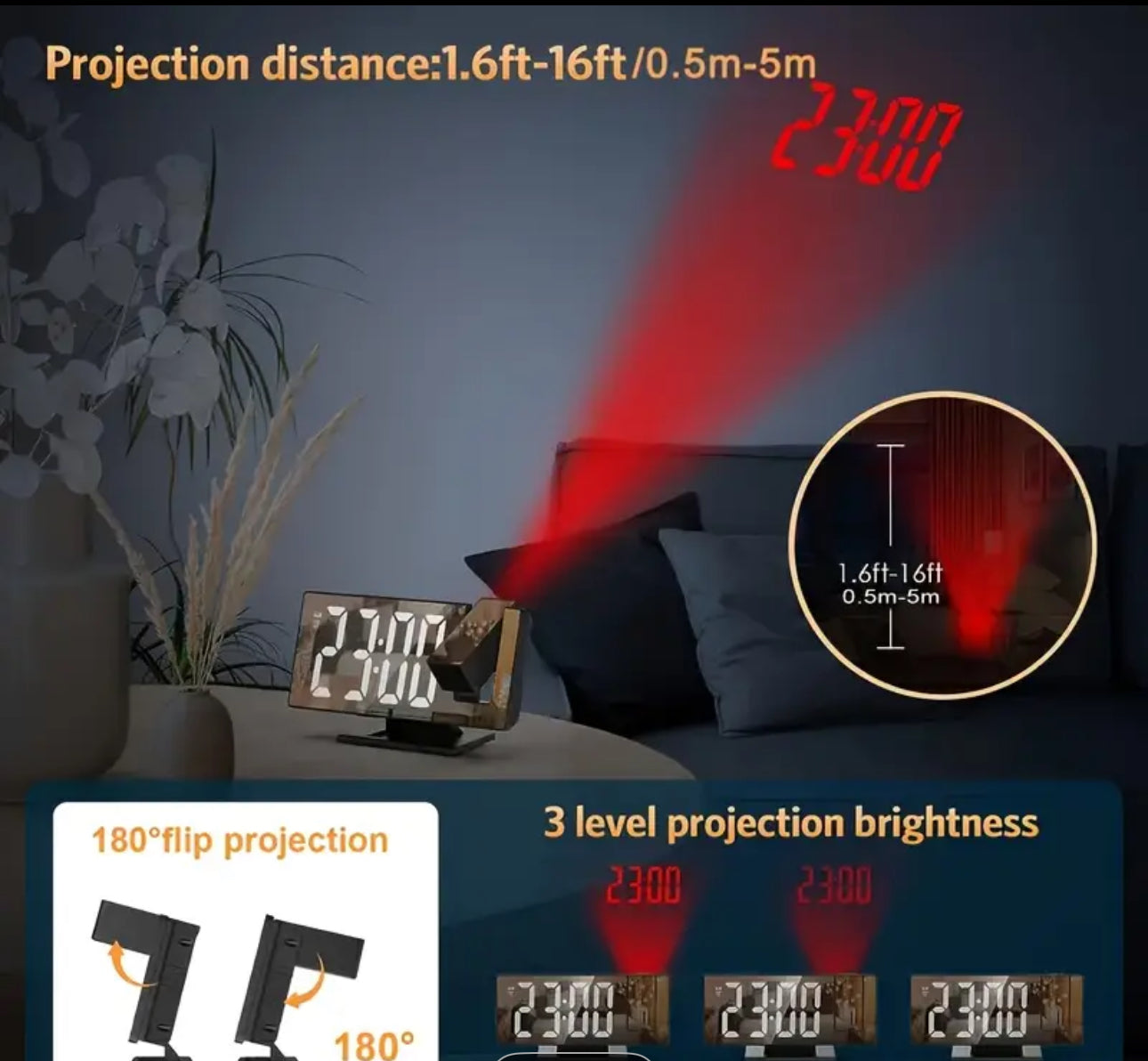 180° Verstellbarer LED-Projektions